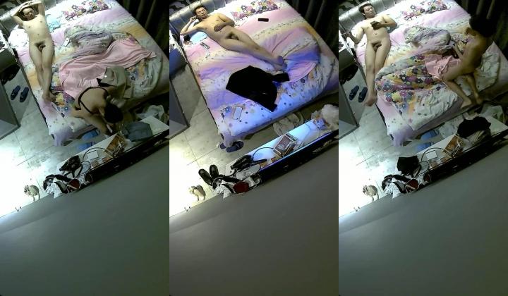 【酒店摄像头】俯视花床，和老婆与小三的完美性爱