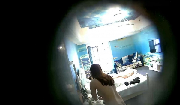 【360摄像头】最新9月海洋主题酒店美团外卖小哥干大胸女友
