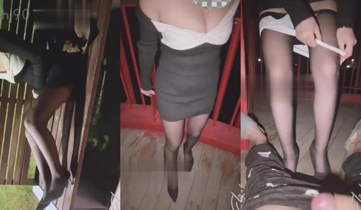 原创海角大神【妹妹的第一次给了我】穿着黑丝的妹妹我没忍住在公园操了!