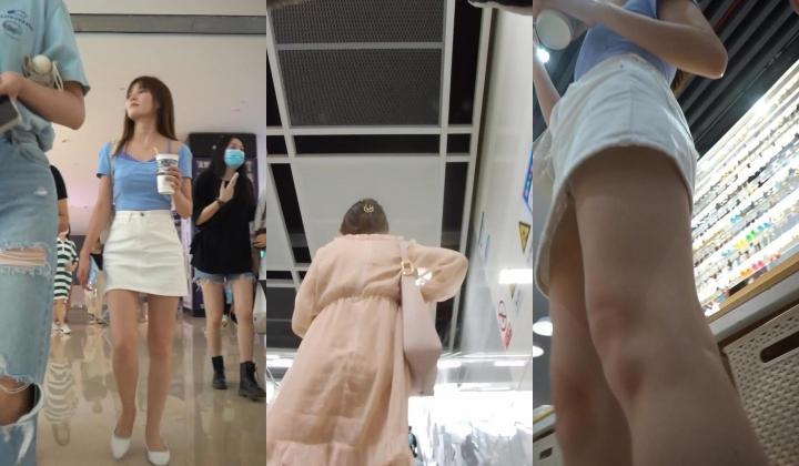 偷拍大师商场尾随偷拍 ️几个气质美女裙底风光吊带裙小靓妹,透明内前面清晰看到黑森林和骚穴