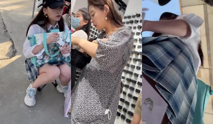 大神尾随偷拍美女裙底 ️JK小姐姐和闺蜜逛展无痕窄内夹进屁股一半 骚透大爆毛+年轻少妇骚气外路透