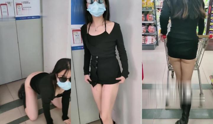 露出界天花板满级狂人！身材苗条性感网红【兔兔】私拍，学校公园商场各种场所人前露出翻屁眼露逼紫薇喷