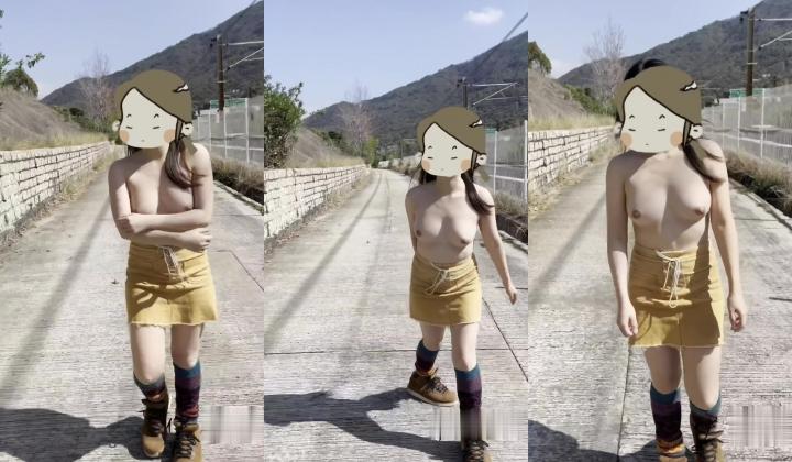 露脸才是王道！人不可貌相清纯白皙无毛美鲍爱露出少女【伊理文】订阅，大街超市景区各种人前露出