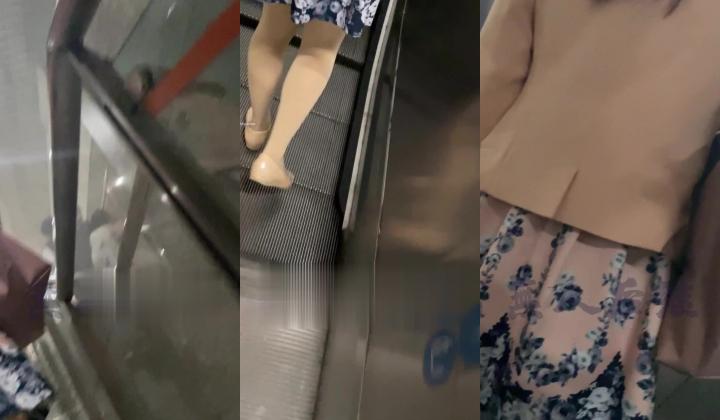 【抄底大神 ️电梯恶魔之手】疯狂偷拍各种小姐姐裙底 邪恶手指开启 直接用手掀裙子抄底 超邪恶第二