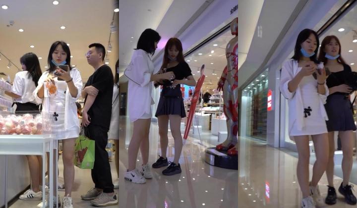 偷拍大师尾随偷拍美女裙底风光 ️两位白裙美女性感蕾丝边白内正面透明