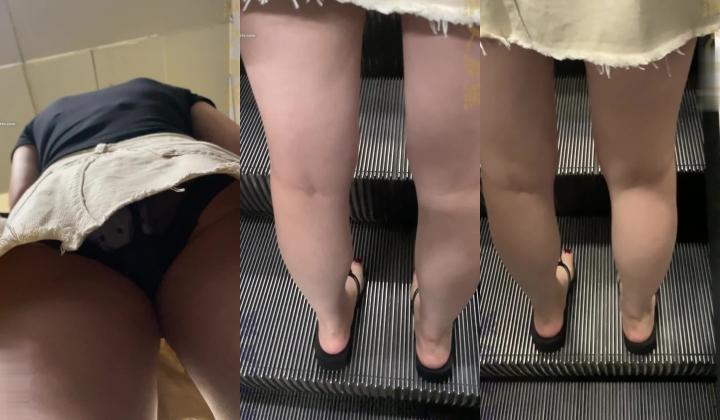 【抄底大神 ️电梯恶魔之手】疯狂偷拍各种小姐姐裙底 邪恶手指开启 直接用手掀裙子抄底 超邪恶第二
