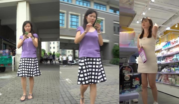 CD大师商场尾随偷拍几个美女裙底风光 ️白裙美女粉内正面蕾丝花纹微透