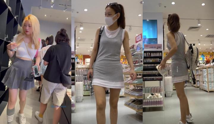 偷拍大师商场尾随偷拍裙底风光 ️模特身材墨镜女骚窄内裤坐镜头+短裙靓妹逛街试鞋胸大屁股大身材不错