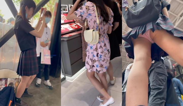 大神尾随偷拍美女裙底风光 ️JK短裙学妹双马尾性感粉色骚内大露毛 精品小姐姐长裙白内镜头对着屁股