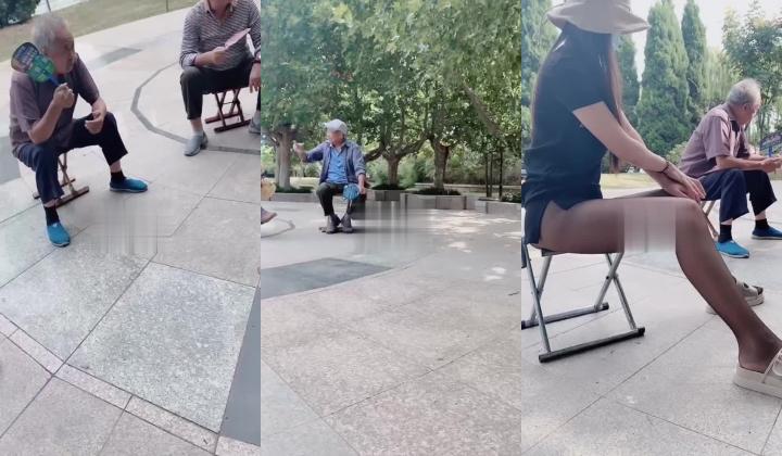 推特极限露出，长腿女神【浅浅GI9ZA】订阅，人前，公共场合，各种社死露出，诱惑农村老头